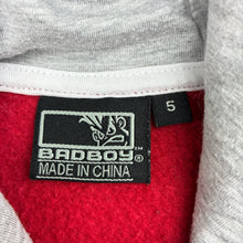 Load image into Gallery viewer, Boys Bad Boy, cotton blend fleece lined hoodie, FUC, size 5,  