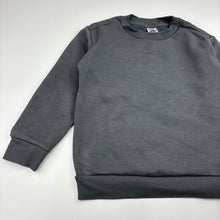 Load image into Gallery viewer, Unisex Anko, plain grey cotton blend fleece lined sweater, FUC, size 4,  
