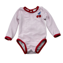 Load image into Gallery viewer, Girls Cotton On Baby, pink ribbed long sleeve swim one-piece, FUC, size 0,  