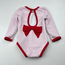 Load image into Gallery viewer, Girls Cotton On Baby, pink ribbed long sleeve swim one-piece, FUC, size 0,  