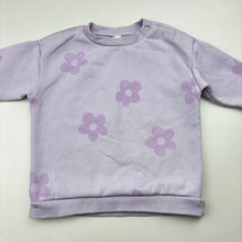 Load image into Gallery viewer, Girls Anko, purple cotton blend fleece lined sweater, GUC, size 00,  