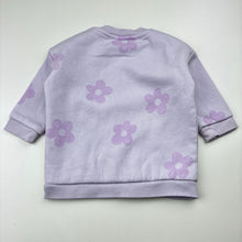 Load image into Gallery viewer, Girls Anko, purple cotton blend fleece lined sweater, GUC, size 00,  