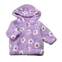 Load image into Gallery viewer, Girls Dymples, zip fleece hooded jacket, GUC, size 00,  