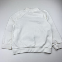 Load image into Gallery viewer, Girls SHEIN, white waffle long sleeve top, embroidered, minor marks, FUC, size 6,  