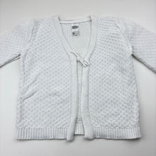Load image into Gallery viewer, Girls Anko, white cotton knit cardigan, GUC, size 5,  