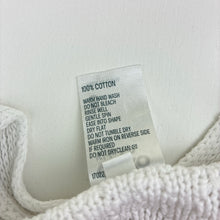 Load image into Gallery viewer, Girls Anko, white cotton knit cardigan, GUC, size 5,  