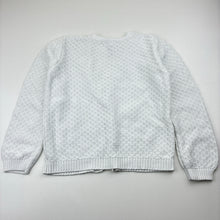 Load image into Gallery viewer, Girls Anko, white cotton knit cardigan, GUC, size 5,  