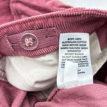 Load image into Gallery viewer, Girls Target, pink corduroy cotton ruffle skirt, adjustable, EUC, size 9,  