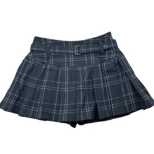 Load image into Gallery viewer, Girls Seed, check pleated skirt, built-in shorts, GUC, size 8,  