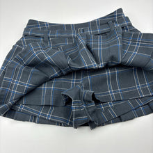 Load image into Gallery viewer, Girls Seed, check pleated skirt, built-in shorts, GUC, size 8,  