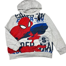 Load image into Gallery viewer, Boys Marvel, Spider-Man cotton blend fleece lined hoodie, FUC, size 5-6,  