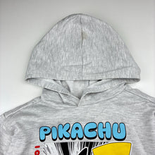 Load image into Gallery viewer, Unisex Pokemon, Pikachu cotton blend fleece lined hoodie, minor marks, FUC, size 6,  