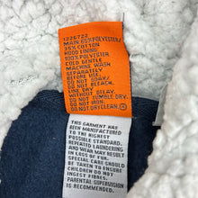 Load image into Gallery viewer, Boys Tilt, navy zip hooded fleece lined sweater, pilling, FUC, size 4,  