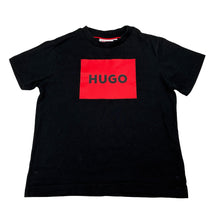 Load image into Gallery viewer, Unisex HUGO, black cotton t-shirt, EUC, size 5,  