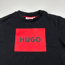Load image into Gallery viewer, Unisex HUGO, black cotton t-shirt, EUC, size 5,  
