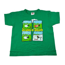 Load image into Gallery viewer, Unisex FRUIT OF THE LOOM, cotton t-shirt, Seasons of Ireland, GUC, size 3-4,  