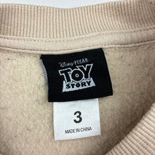 Load image into Gallery viewer, Unisex Disney, Toy Story and Woody cotton blend fleece lined sweater, GUC, size 3,  