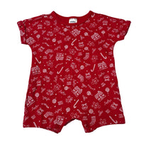 Load image into Gallery viewer, Unisex Anko, Christmas cotton romper, gingerbread man, EUC, size 00,  