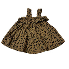 Load image into Gallery viewer, Girls Seed, animal print cotton ruffle top, GUC, size 3,  