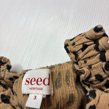 Load image into Gallery viewer, Girls Seed, animal print cotton ruffle top, GUC, size 3,  