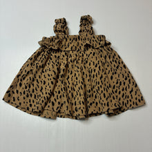 Load image into Gallery viewer, Girls Seed, animal print cotton ruffle top, GUC, size 3,  
