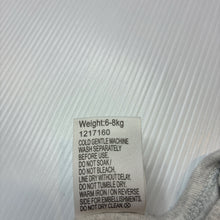 Load image into Gallery viewer, Unisex Baby Berry, grey cotton long sleeve bodysuit, EUC, size 00,  