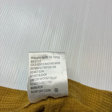 Load image into Gallery viewer, Unisex Baby Baby, mustard cotton waffle shorts, elasticated, GUC, size 1,  