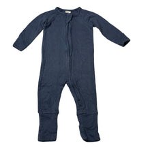 Load image into Gallery viewer, Unisex Target, blue organic cotton zip coverall, GUC, size 00,  