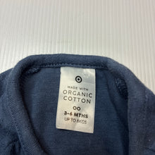 Load image into Gallery viewer, Unisex Target, blue organic cotton zip coverall, GUC, size 00,  