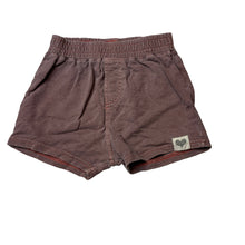 Load image into Gallery viewer, Girls Cotton On Baby, mauve cotton shorts, elasticated, wash fade, FUC, size 0,  