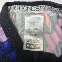 Load image into Gallery viewer, Unisex Bonds, cotton zip romper Wondersuit, wash fade, FUC, size 000,  