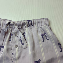 Load image into Gallery viewer, Girls Cotton On, pyjama pants, bow graphics, EUC, size 7,  