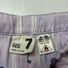 Load image into Gallery viewer, Girls Cotton On, pyjama pants, bow graphics, EUC, size 7,  