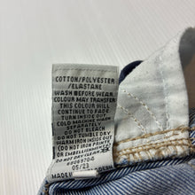 Load image into Gallery viewer, Unisex Target, blue stretch denim shorts, elasticated, EUC, size 3,  