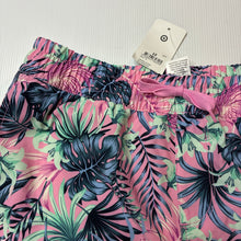 Load image into Gallery viewer, Girls Target, board shorts, elasticated, tropical leaves, NEW, size 12,  