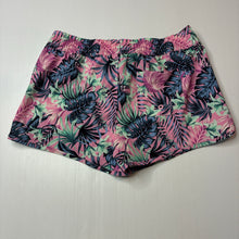 Load image into Gallery viewer, Girls Target, board shorts, elasticated, tropical leaves, NEW, size 12,  
