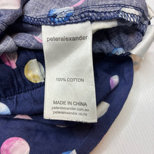 Load image into Gallery viewer, Girls Peter Alexander, polka dot cotton ruffle pyjama shorts, FUC, size 12,  