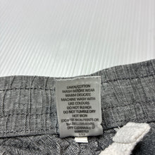 Load image into Gallery viewer, Boys Target, grey linen blend shorts, elasticated, GUC, size 3,  