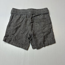 Load image into Gallery viewer, Boys Target, grey linen blend shorts, elasticated, GUC, size 3,  