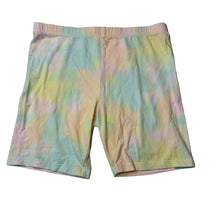 Load image into Gallery viewer, Girls Anko, tie dyed stretch cotton bike shorts, elasticated, minor marks, FUC, size 16,  