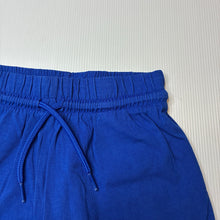 Load image into Gallery viewer, Unisex Adidas, blue cotton shorts, elasticated, EUC, size 5-6,  