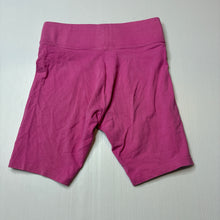 Load image into Gallery viewer, Girls Target, pink stretch organic cotton bike shorts, elasticated, GUC, size 9,  