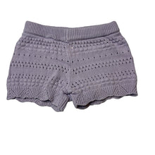 Load image into Gallery viewer, Girls Anko, purple cotton pointelle shorts, EUC, size 2,  