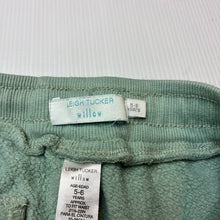 Load image into Gallery viewer, Unisex LEIGH TUCKER willow, cotton blend fleece lined shorts, elasticated, EUC, size 5-6,  