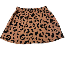 Load image into Gallery viewer, Girls Munster, cotton fleece lined skirt, elasticated, animal print, GUC, size 12,  