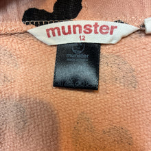 Load image into Gallery viewer, Girls Munster, cotton fleece lined skirt, elasticated, animal print, GUC, size 12,  