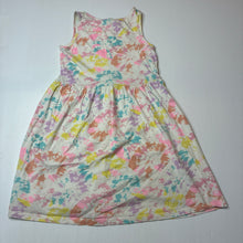 Load image into Gallery viewer, Girls H&amp;M, cotton dress, abstract paint splatter, GUC, size 9-10, L: 66cm