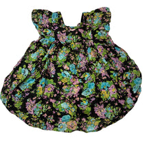 Load image into Gallery viewer, Girls Coco and Ginger, floral cotton dress, EUC, size 4, L: 57cm