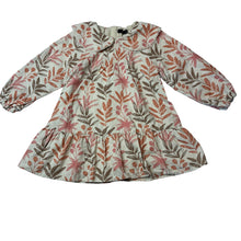 Load image into Gallery viewer, Girls MoiMoin, floral long sleeve dress, GUC, size 5, L: 50cm