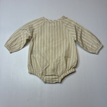 Load image into Gallery viewer, Unisex Jamie Kay, organic cotton long sleeve bodysuit, EUC, size 000,  
